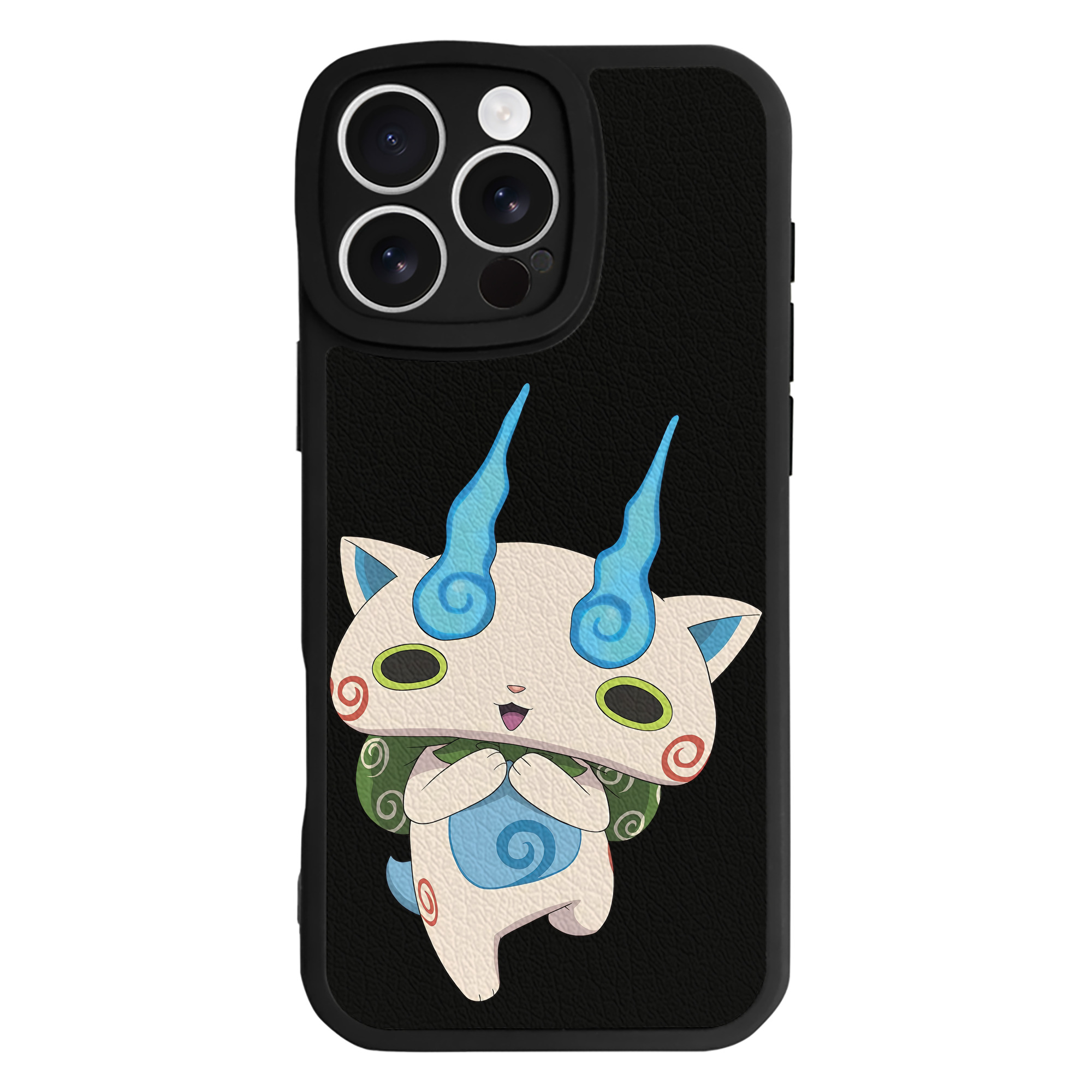 （画像用） 妖怪ウォッチ Yo-kai Watch 【iPhone 16シリーズ対応】シリコンスマホケース（レザー調） 材質：シリコン